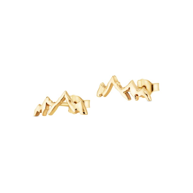 Gold Mountain Panorama earrings