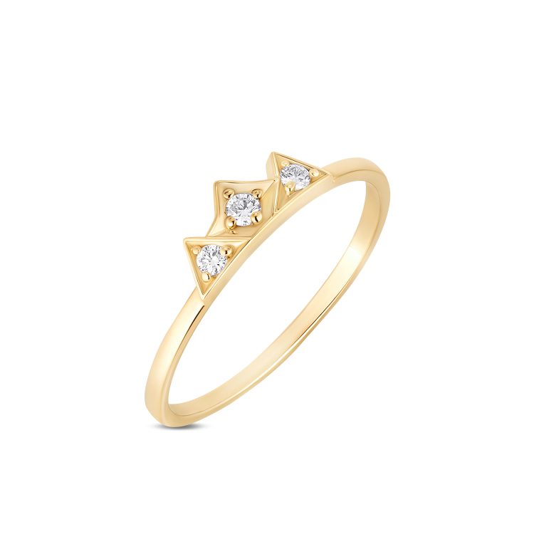 Mountain diamonds engagement ring