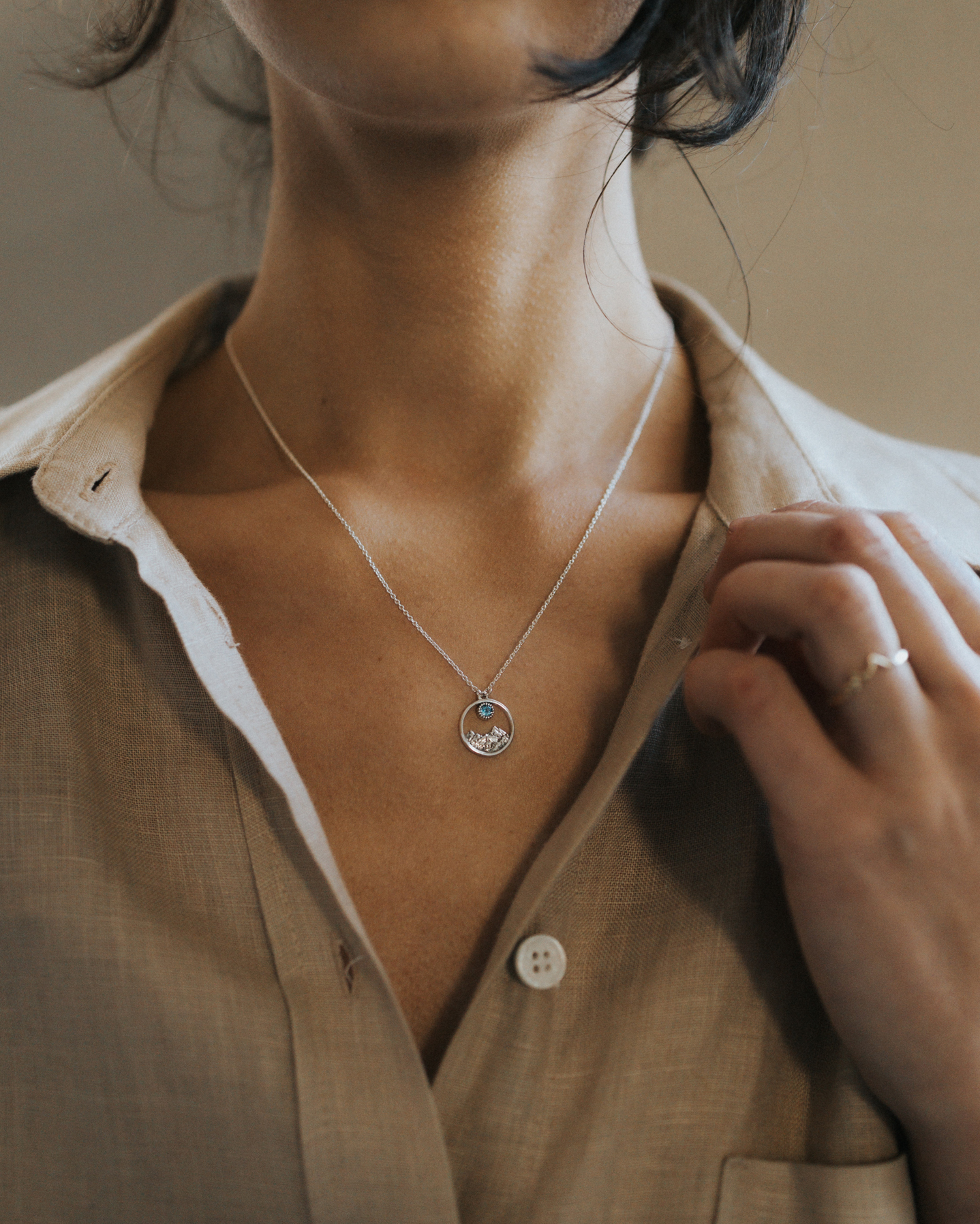 Simple Mountain Necklace – RedWall Jewelry